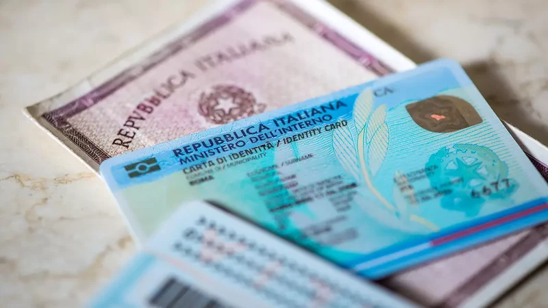 Carta di identità cartacea